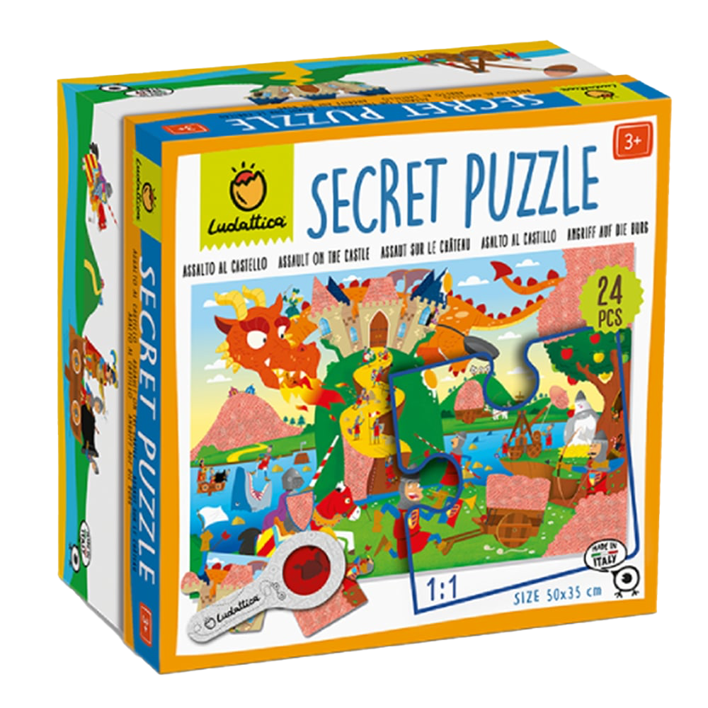 Gizemli Puzzle - Kale Savunması Çocuk Kitapları Uzmanı - Children's Books Expert