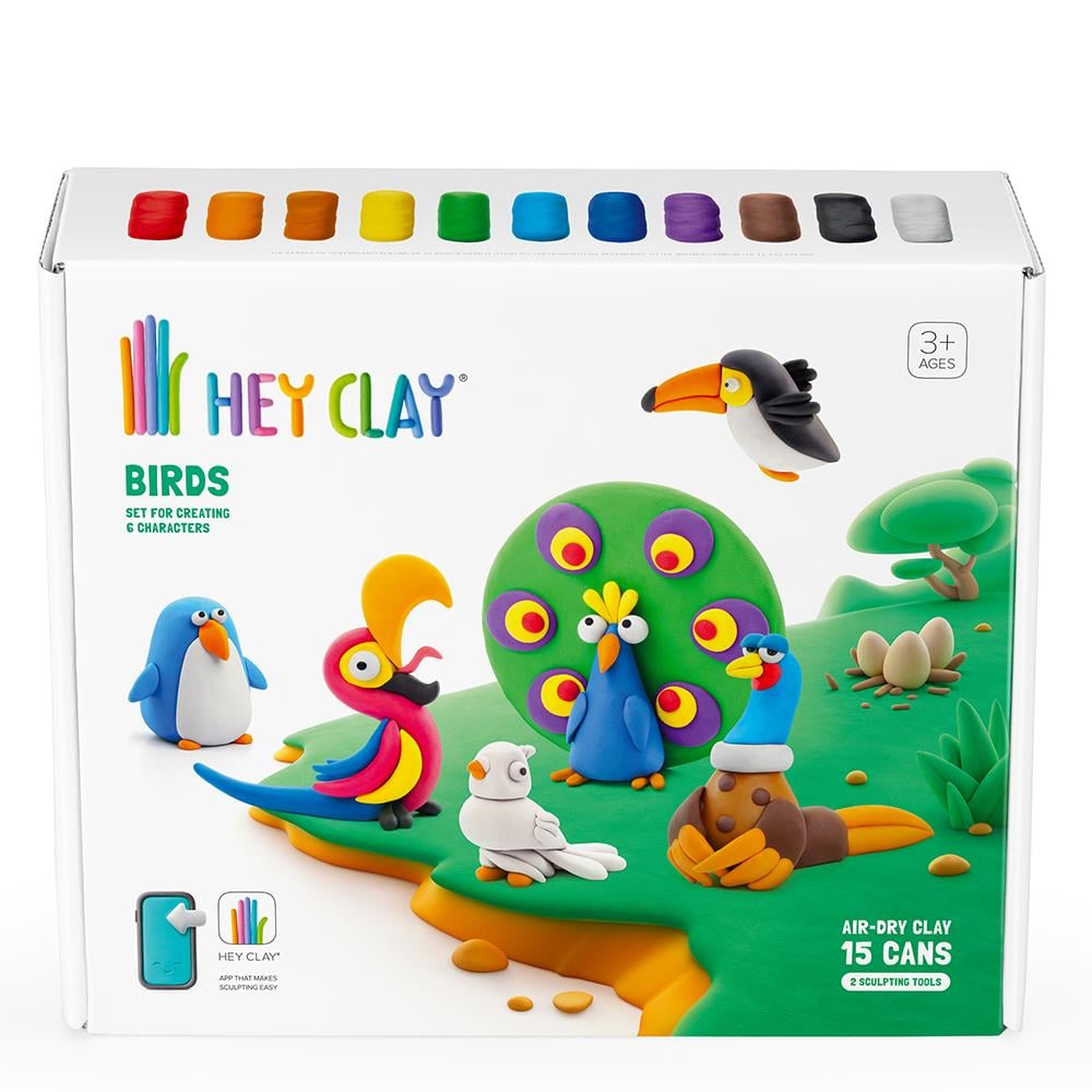 Hava İle Kuruyan Kil - Kuşlar (15 Li Kutu) Çocuk Kitapları Uzmanı - Children's Books Expert