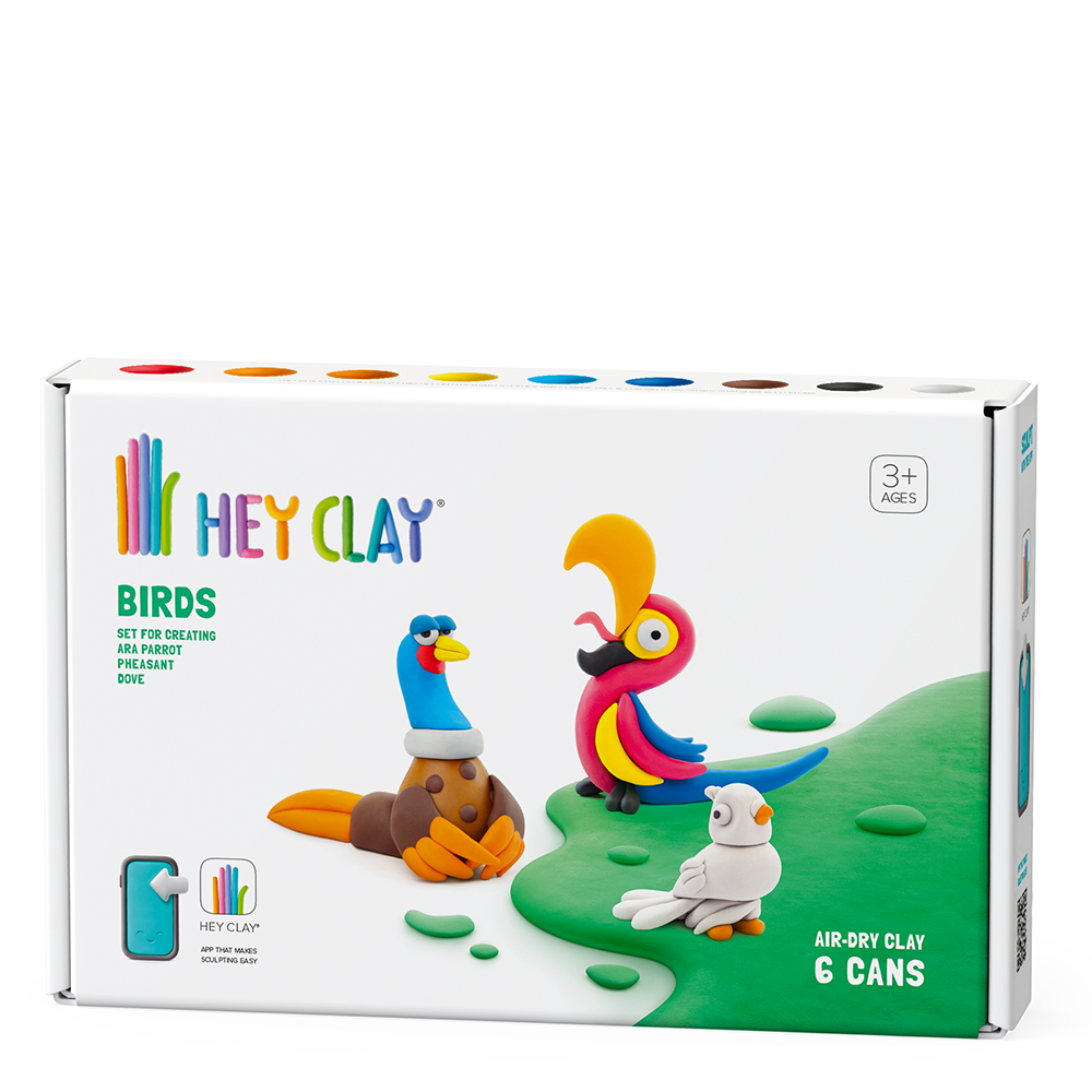 Hava İle Kuruyan Kil - Kuşlar (6 Lı Kutu) Çocuk Kitapları Uzmanı - Children's Books Expert