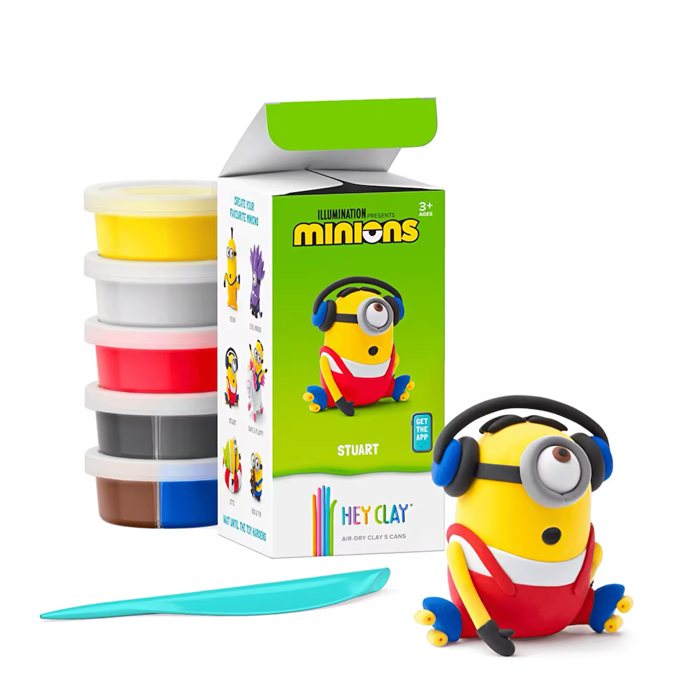 Hava İle Kuruyan Kil - Minyonlar - Stuart 5Li Kutu Çocuk Kitapları Uzmanı - Children's Books Expert