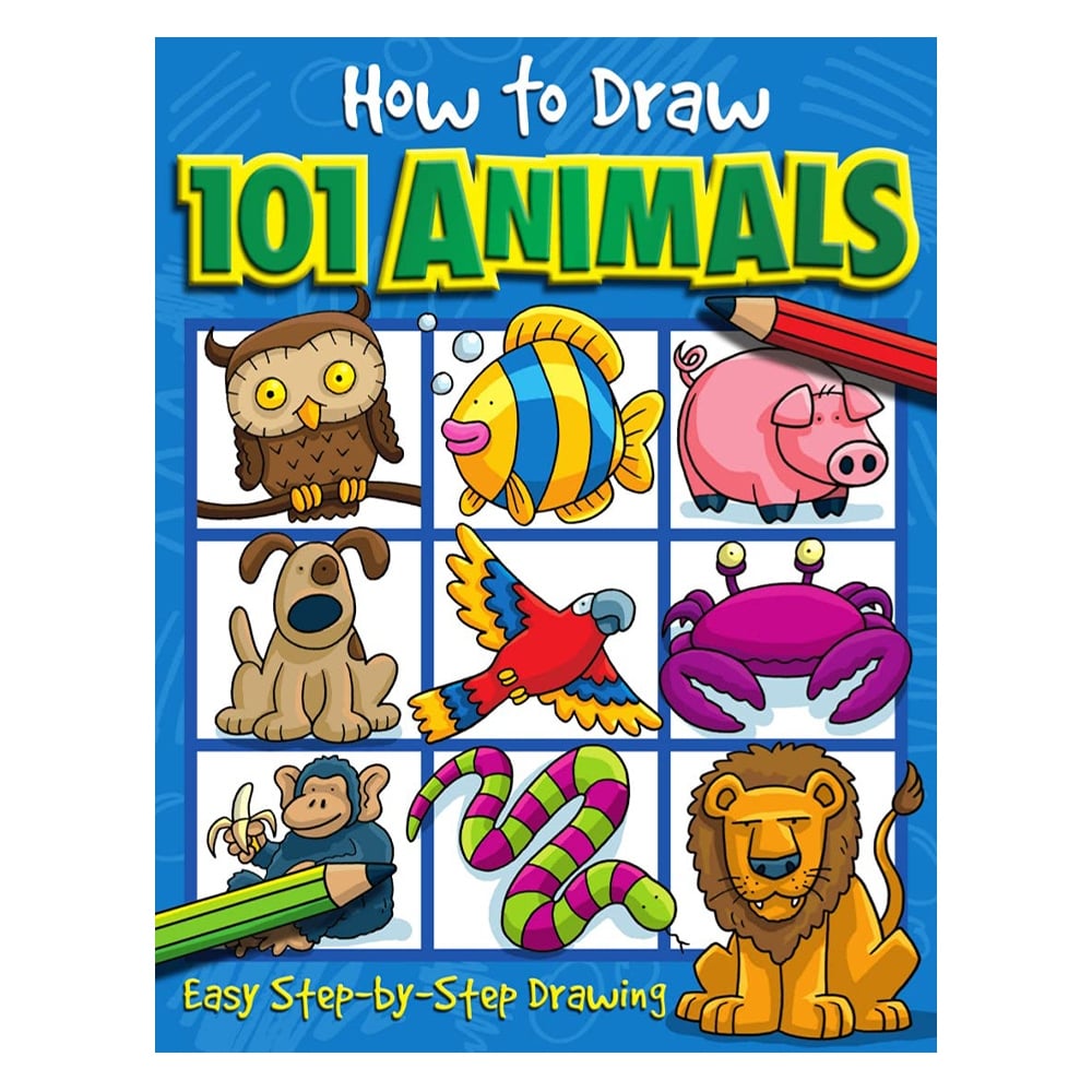 HOW TO DRAW 101 ANIMALS Çocuk Kitapları Uzmanı - Children's Books Expert
