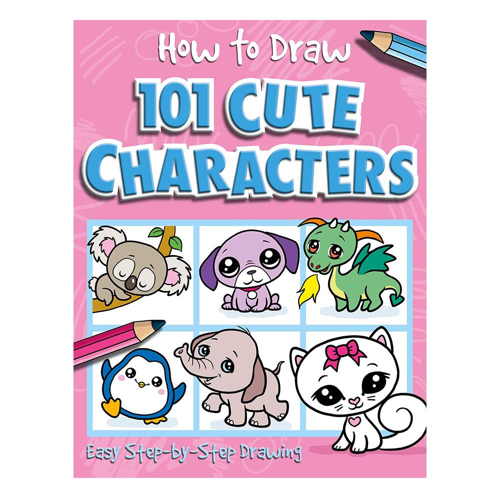How To Draw 101 Cute Characters Çocuk Kitapları Uzmanı - Children's Books Expert
