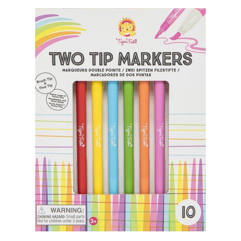 İKİ UÇLU KEÇELİ BOYA KALEMİ 10 PARÇA Çocuk Kitapları Uzmanı - Children's Books Expert