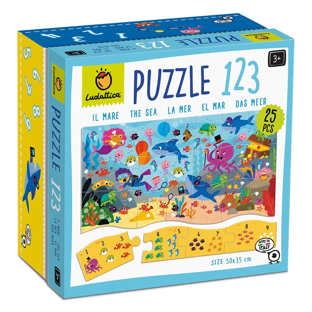 Il Mare - The Sea - Puzzle 123 Çocuk Kitapları Uzmanı - Children's Books Expert