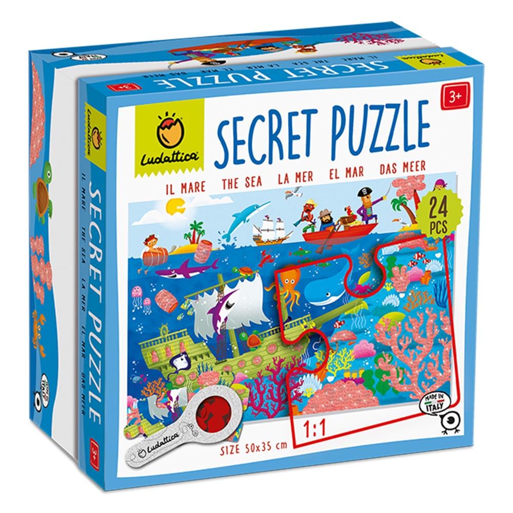 Il Mare - The Sea - Secret Puzzle Çocuk Kitapları Uzmanı - Children's Books Expert