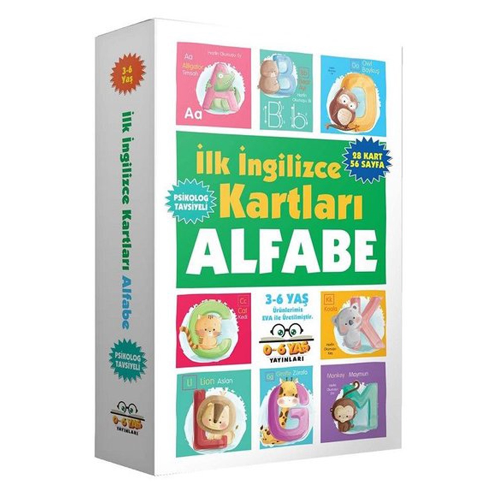 İLK İNGİLİZCE KARTLARI ALFABE
