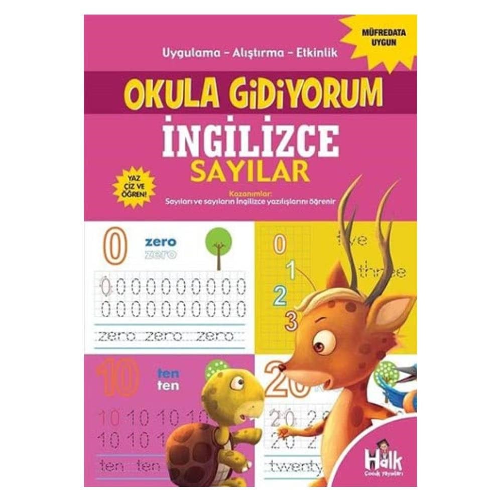 İNGİLİZCE SAYILAR - OKULA GİDİYORUM Çocuk Kitapları Uzmanı - Children's Books Expert