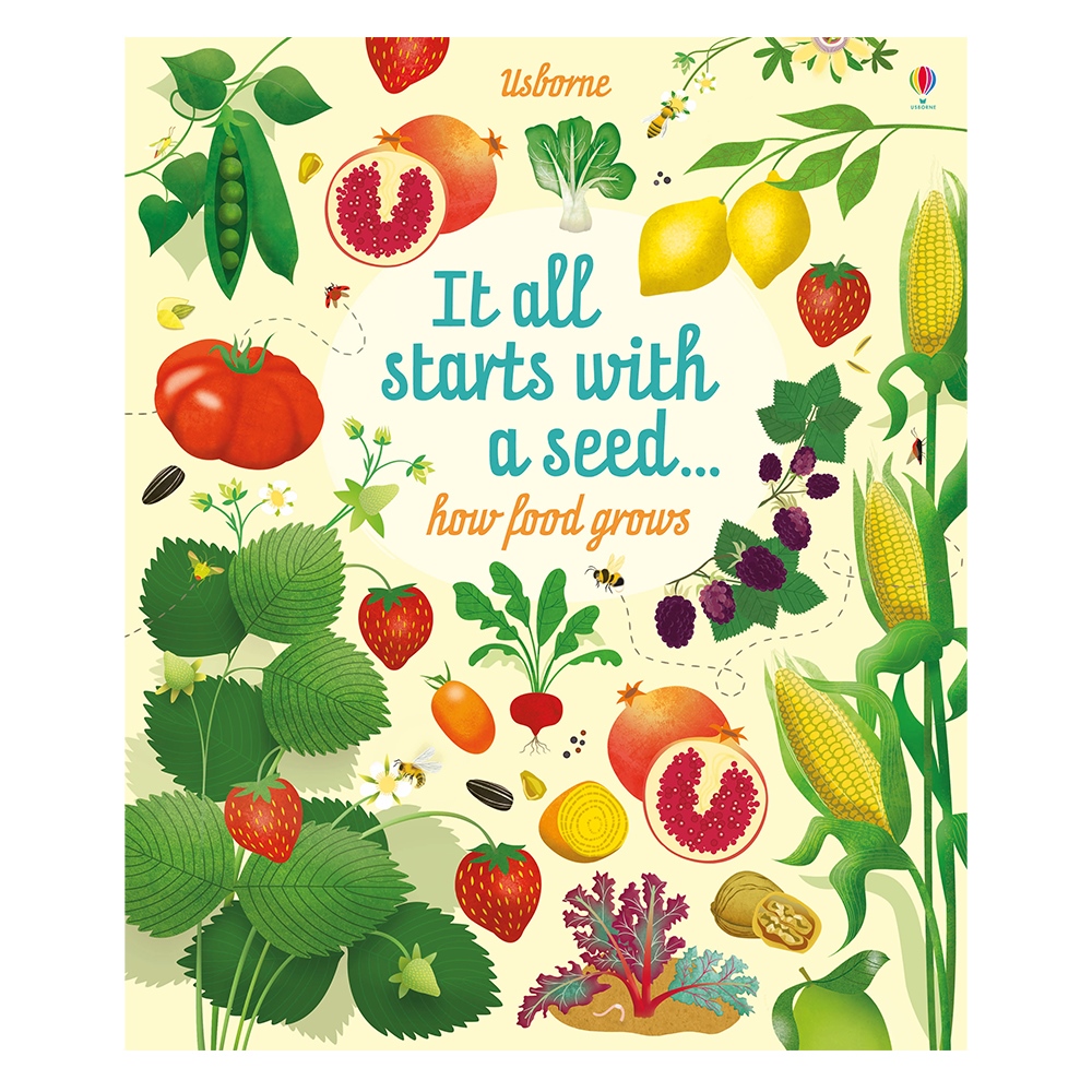 IT ALL STARTS WITH A SEED HOW FOOD GROWS Çocuk Kitapları Uzmanı - Children's Books Expert