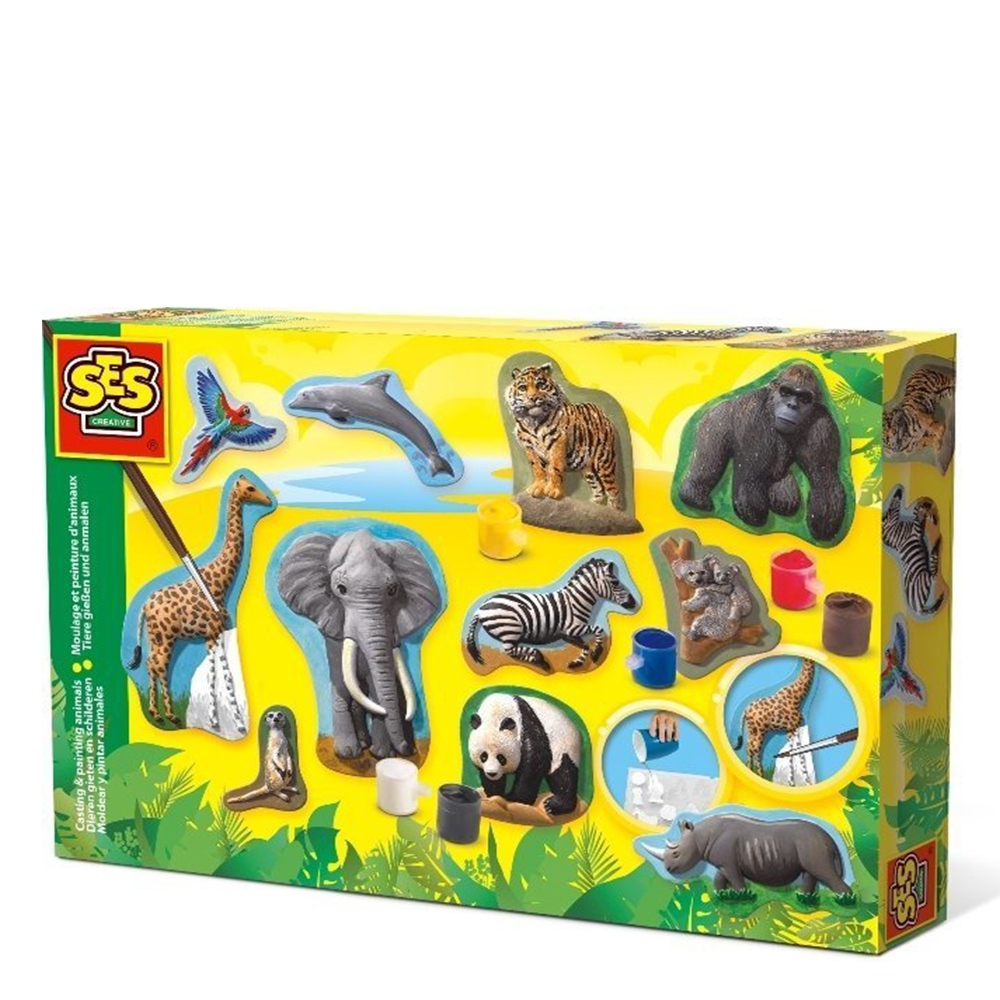 KALIBA DÖK VE BOYA, HAYVANLAR Çocuk Kitapları Uzmanı - Children's Books Expert