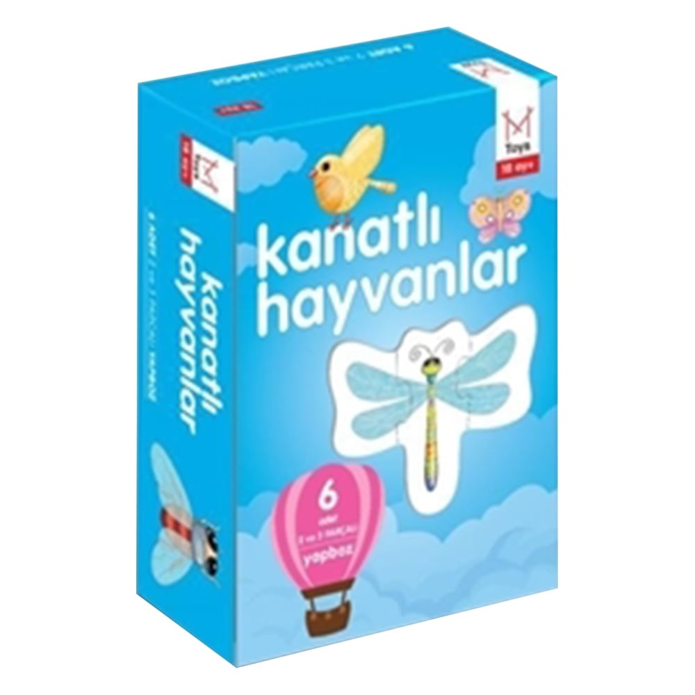 KANATLILAR (6 ADET 2 VE 3 PARÇALI YAPBOZ) Çocuk Kitapları Uzmanı - Children's Books Expert