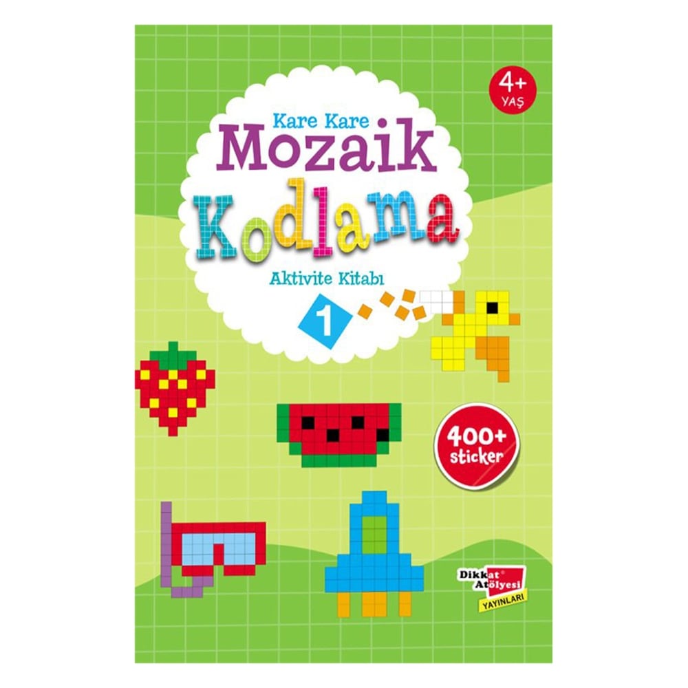 KARE KARE MOZAİK KODLAMA 1 Çocuk Kitapları Uzmanı - Children's Books Expert
