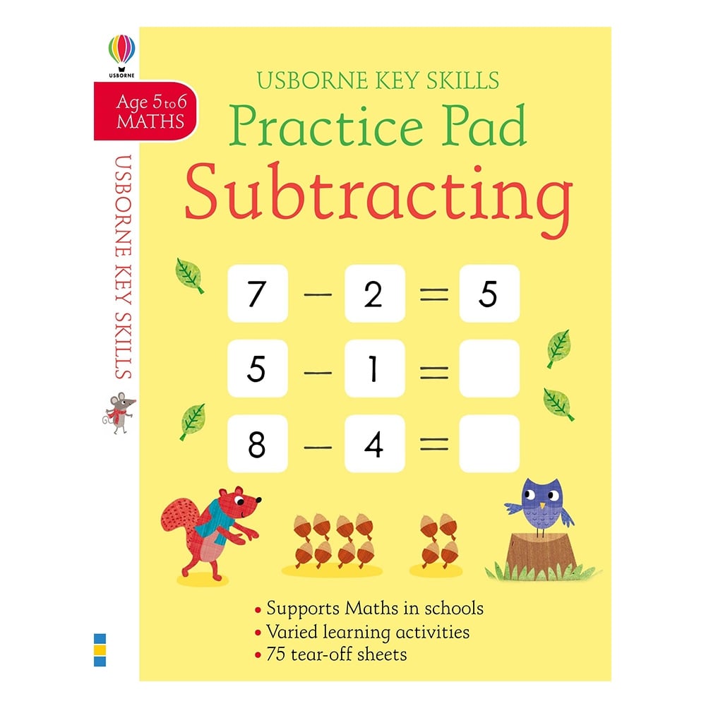 KEY SKILLS SUBTRACTING PRACTICEPAD 5-6 Çocuk Kitapları Uzmanı - Children's Books Expert