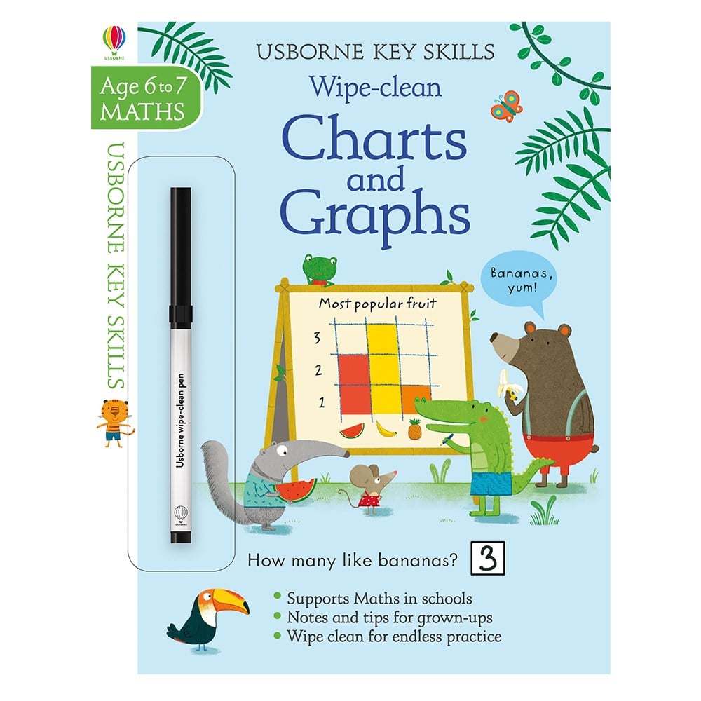 KEY SKILLS WIPE CLEAN CHARTS  Çocuk Kitapları Uzmanı - Children's Books Expert