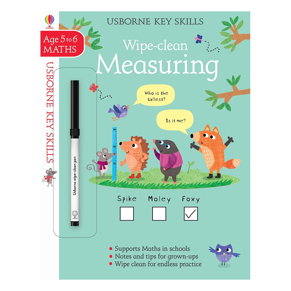 KEY SKILLS WIPE CLEAN MEASURING 5-6 Çocuk Kitapları Uzmanı - Children's Books Expert