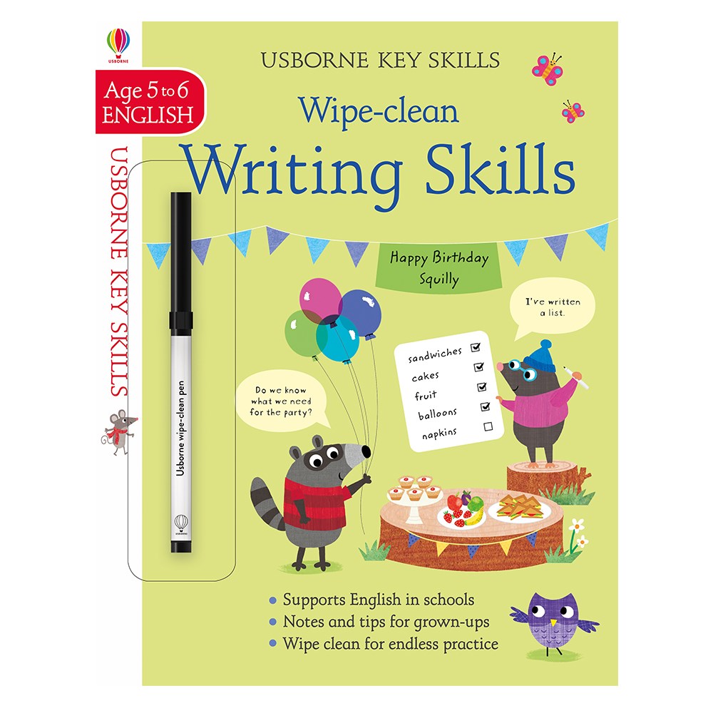 KEY SKILLS WIPE CLEAN WRITING SKILLS 5-6 Çocuk Kitapları Uzmanı - Children's Books Expert