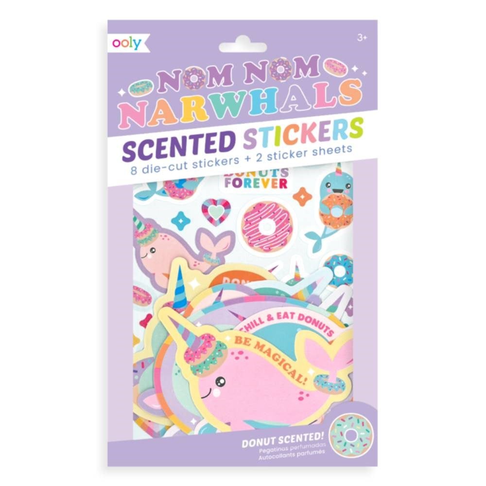 KOKULU STICKER SETİ - NOM NOM NARWHALS Çocuk Kitapları Uzmanı - Children's Books Expert