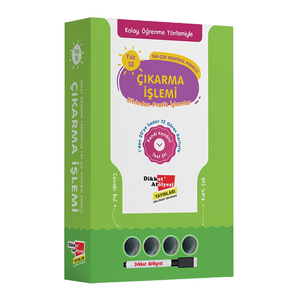 Kolay Öğrenme Yöntemiyle Yaz Sil Çıkarma İşlemi Çocuk Kitapları Uzmanı - Children's Books Expert