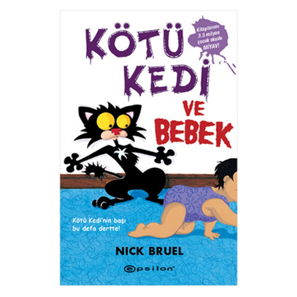 KÖTÜ KEDİ VE BEBEK 3 Çocuk Kitapları Uzmanı - Children's Books Expert