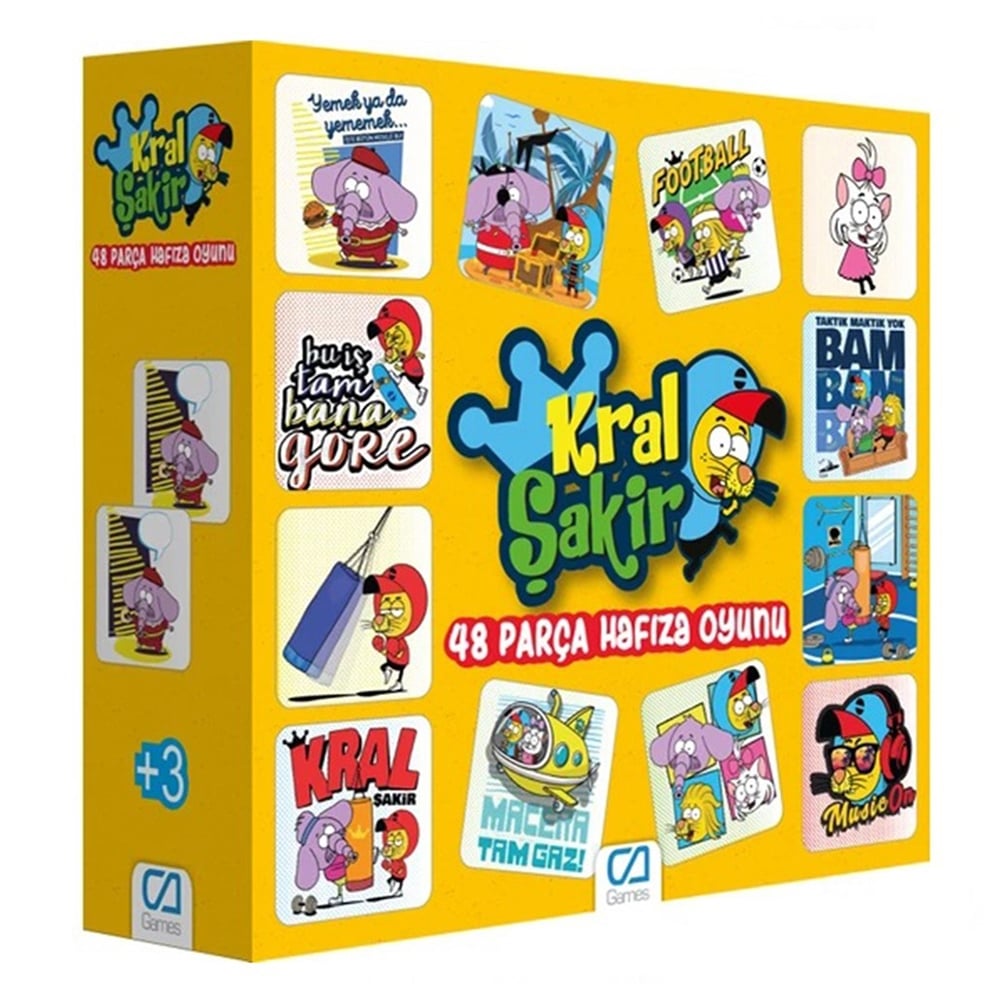 KRAL ŞAKİR 48 PARÇA HAFIZA OYUNU