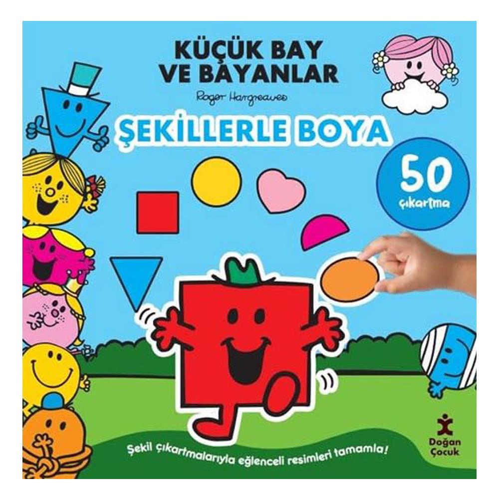 Küçük Bay ve Bayanlar Şekillerle Boya Çocuk Kitapları Uzmanı - Children's Books Expert