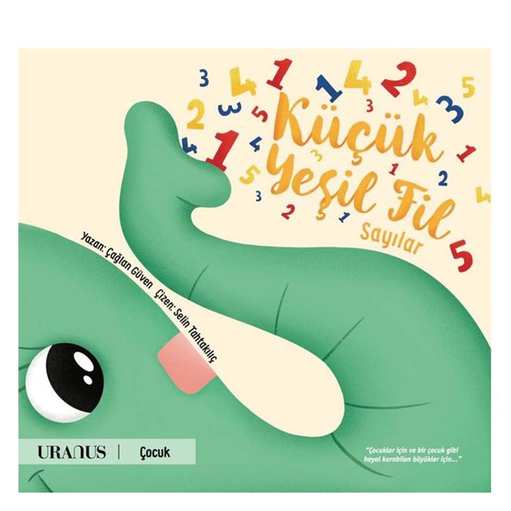 KÜÇÜK YEŞİL FİL - SAYILAR Çocuk Kitapları Uzmanı - Children's Books Expert
