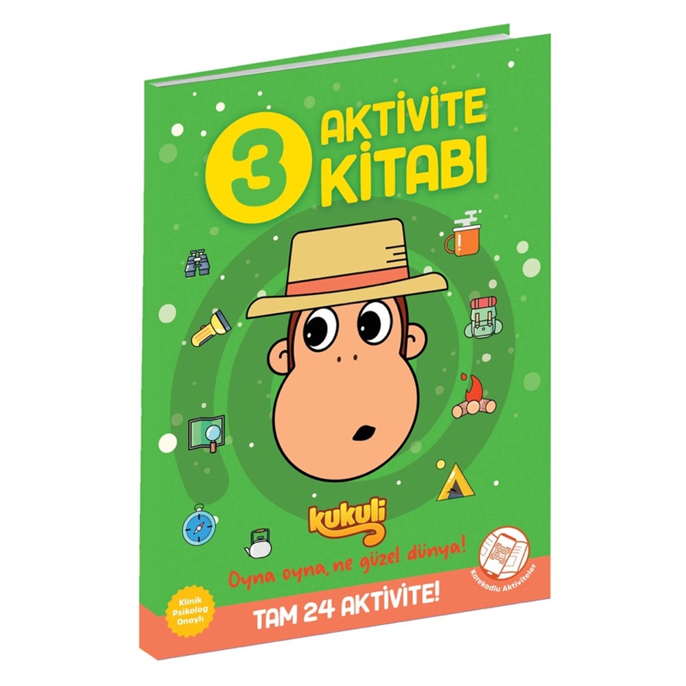 KUKULİ AKTİVİTE KİTABI 3 Çocuk Kitapları Uzmanı - Children's Books Expert