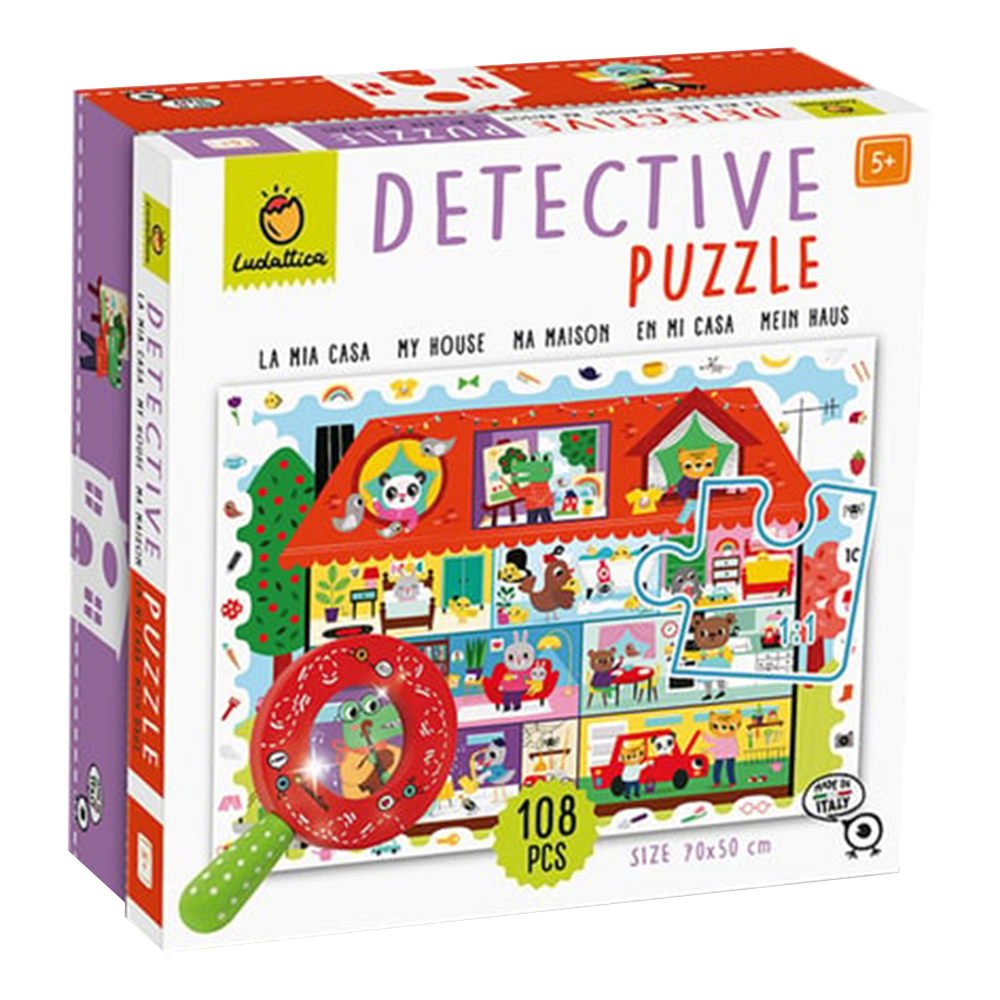 La Mia Casa - My House - Detective Puzzle Çocuk Kitapları Uzmanı - Children's Books Expert