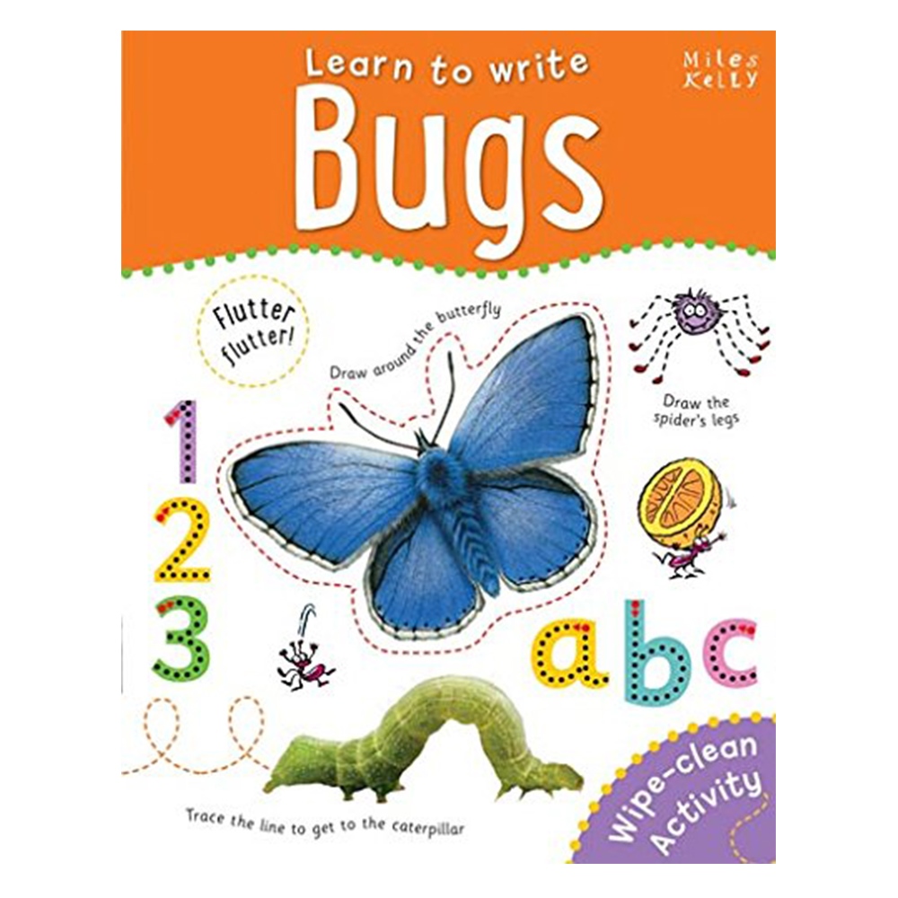 LEARN TO WRITE BUGS Çocuk Kitapları Uzmanı - Children's Books Expert