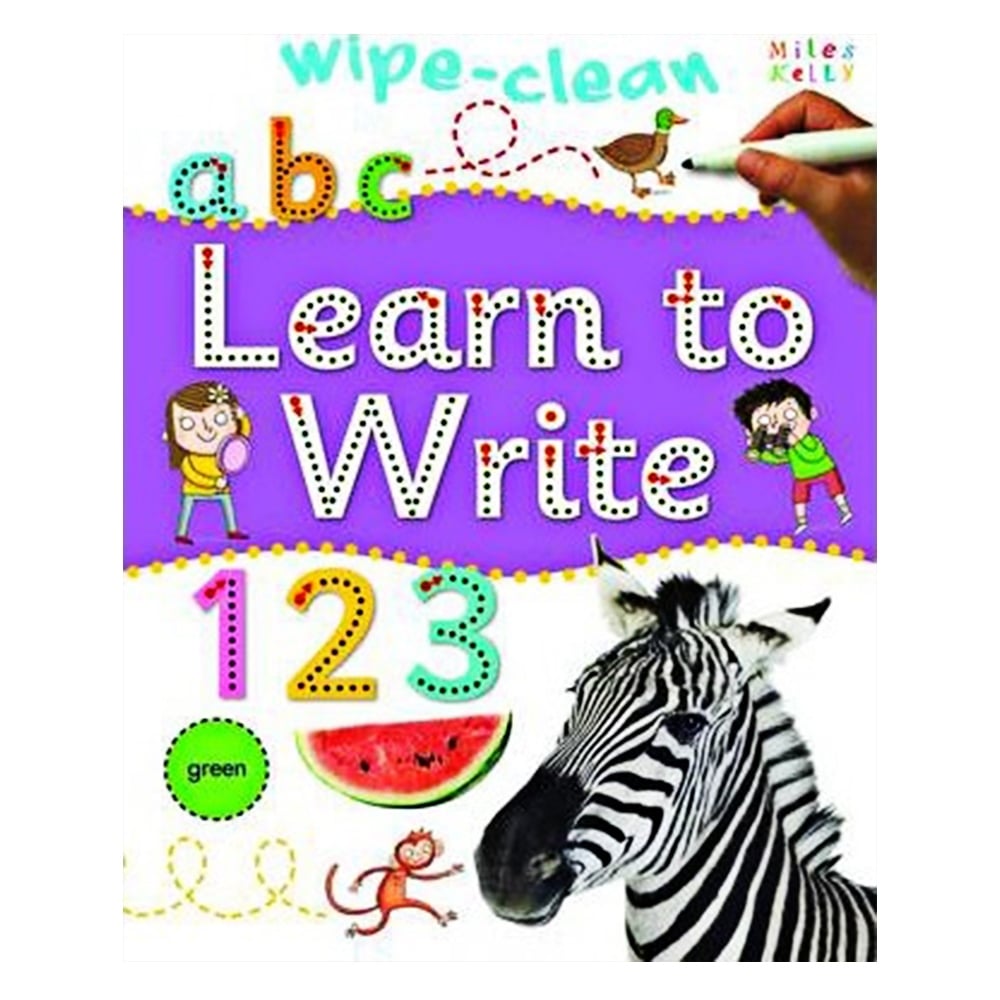 LEARN TO WRITE COLOURS AND SHAPES  - WIPE-CLEAR Çocuk Kitapları Uzmanı - Children's Books Expert