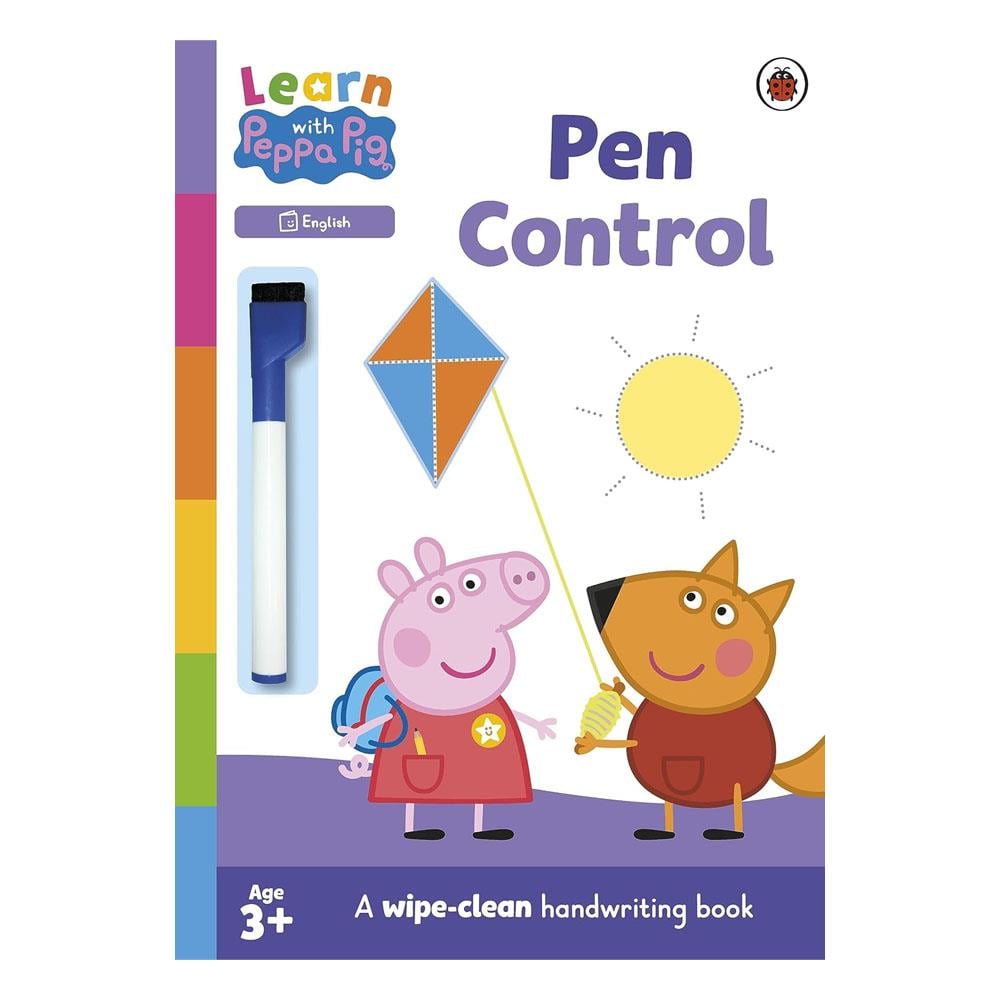 Learn with Peppa - Pen Control Wipe-Clean Activity Çocuk Kitapları Uzmanı - Children's Books Expert