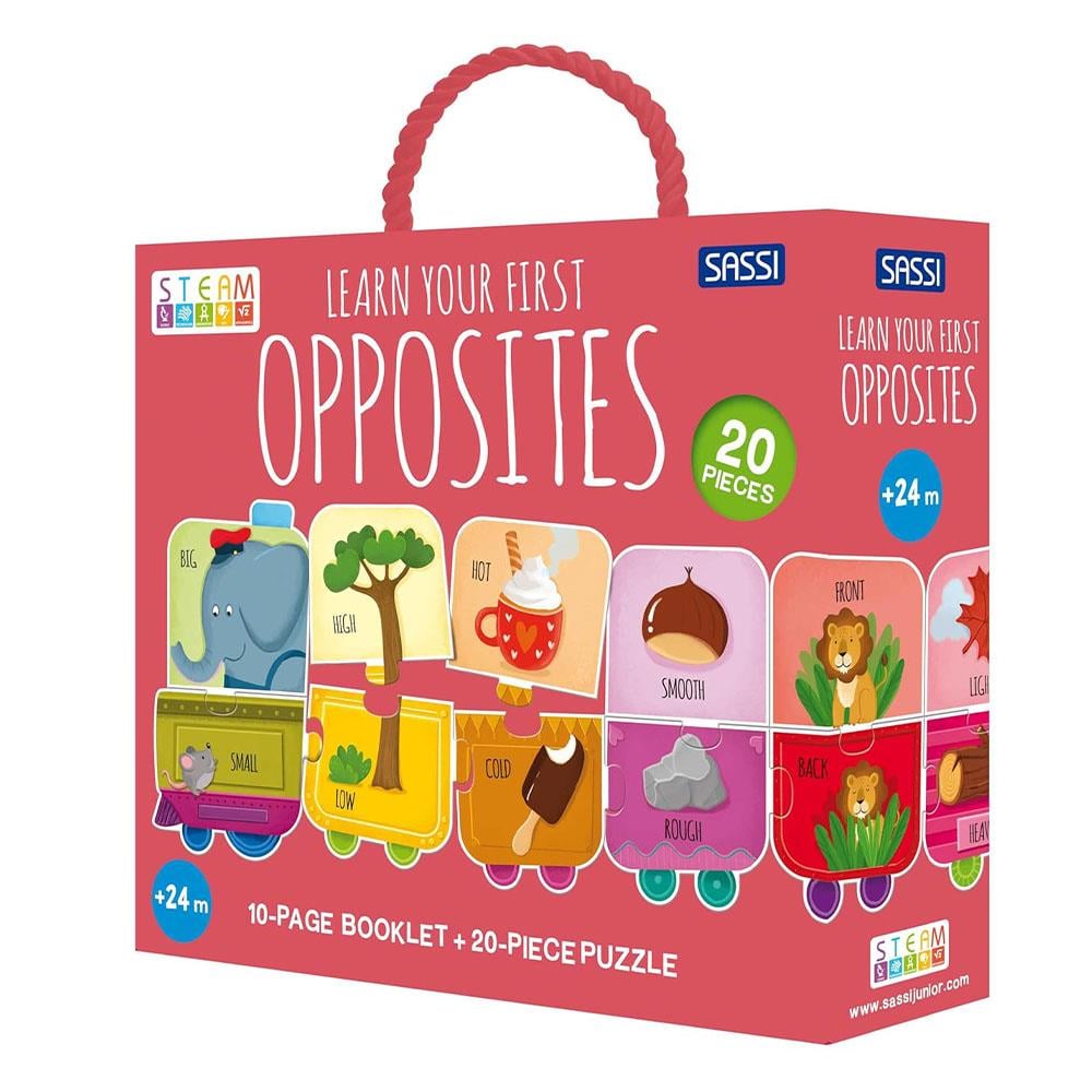 Learn Your First Opposites - Steam Puzzle Çocuk Kitapları Uzmanı - Children's Books Expert