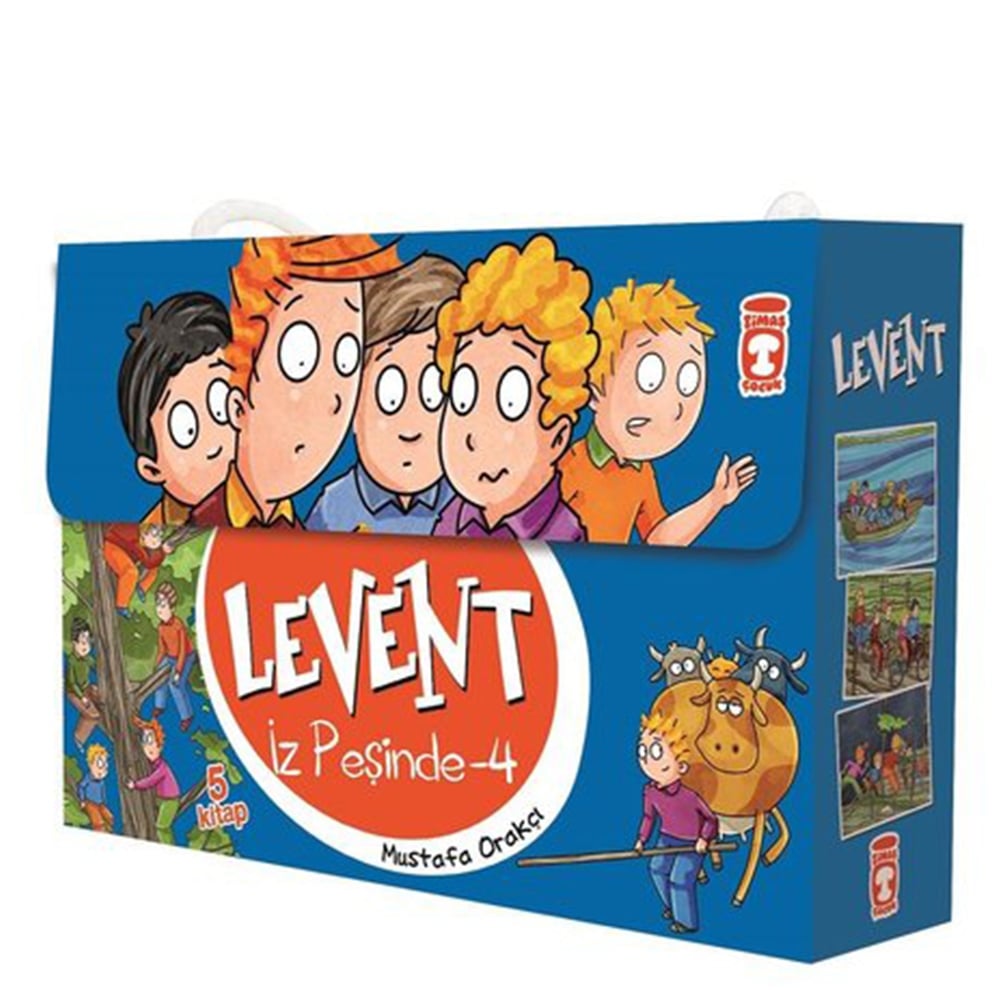 LEVENT İZ PEŞİNDE (5 KİTAP TAKIM) Çocuk Kitapları Uzmanı - Children's Books Expert