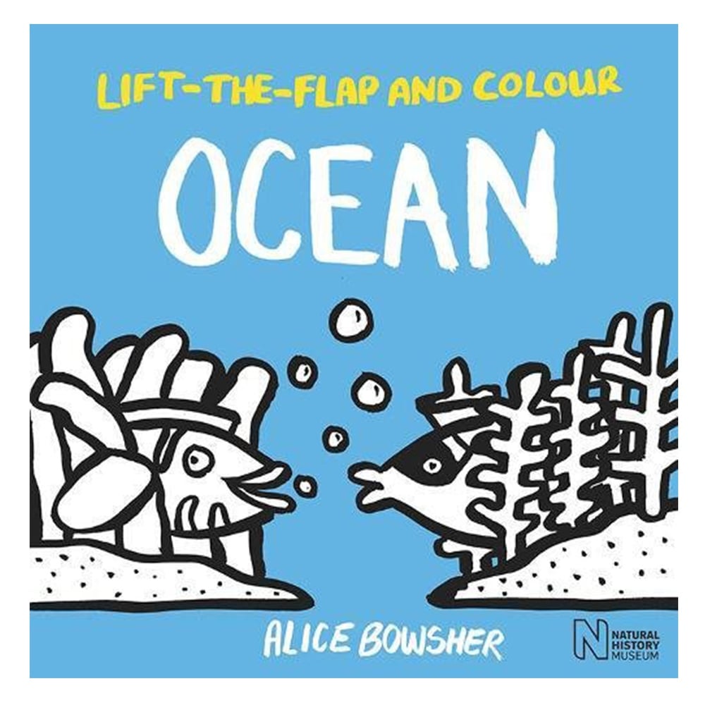 LIFT-THE-FLAP AND COLOUR - OCEAN