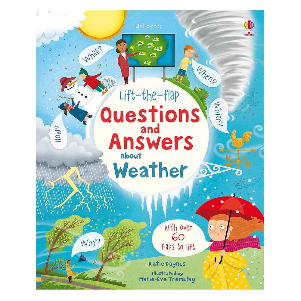 LIFT THE FLAP QUESTIONS AND ANSWER WEATHER Çocuk Kitapları Uzmanı - Children's Books Expert