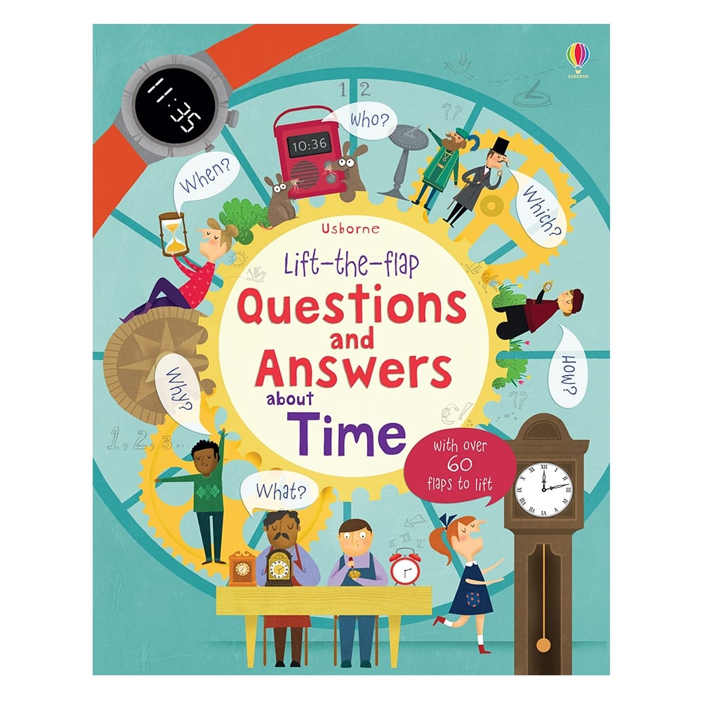 LIFT-THE-FLAP QUESTIONS AND ANSWERS ABOUT TIME #yenigelenler Çocuk Kitapları Uzmanı - Children's Books Expert