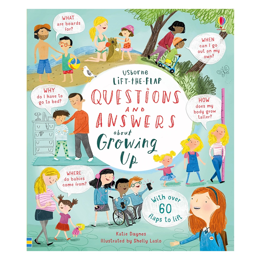 LIFT THE FLAP QUESTIONS AND ANSWERS ABOUT GROWING UP #yenigelenler Çocuk Kitapları Uzmanı - Children's Books Expert
