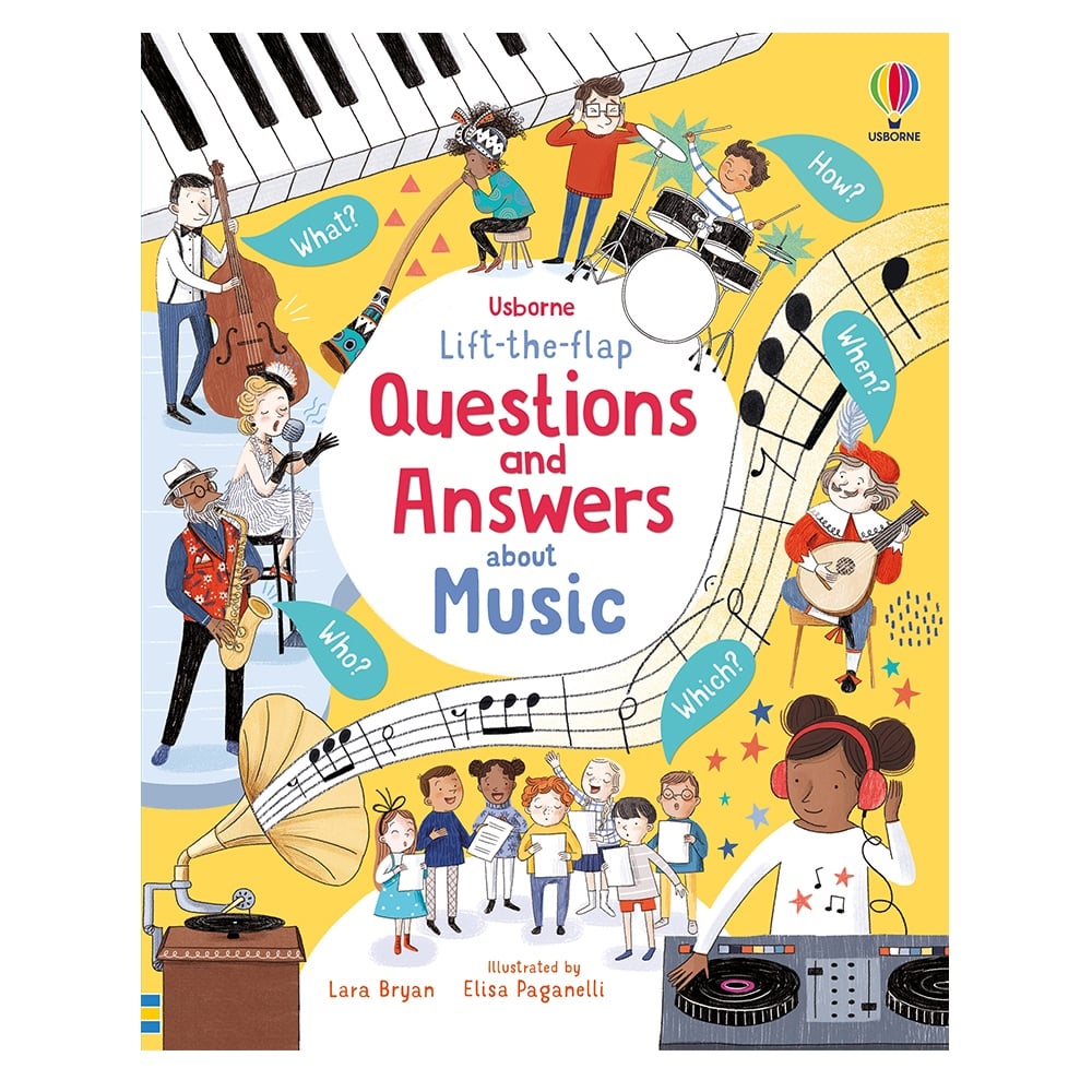 LIFT THE FLAP QUESTIONS AND ANSWERS ABOUT MUSIC Çocuk Kitapları Uzmanı - Children's Books Expert