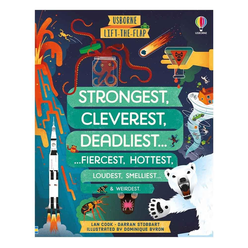Lift the Flap Strongest, Cleverest, Deadliest Çocuk Kitapları Uzmanı - Children's Books Expert