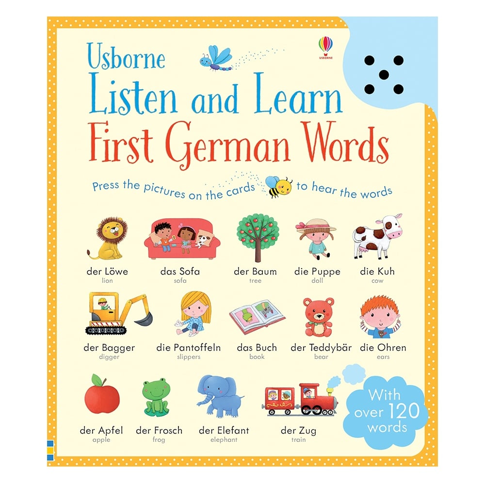 LISTEN AND LEARN FIRST GERMAN WORDS #yenigelenler Çocuk Kitapları Uzmanı - Children's Books Expert