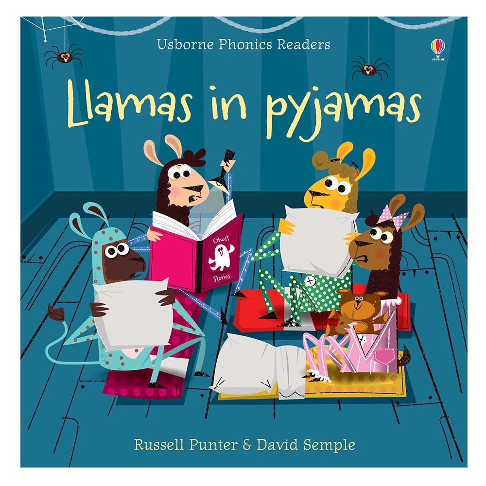 LLAMAS IN PYJAMAS - USBORNE PHONICS READERS Çocuk Kitapları Uzmanı - Children's Books Expert