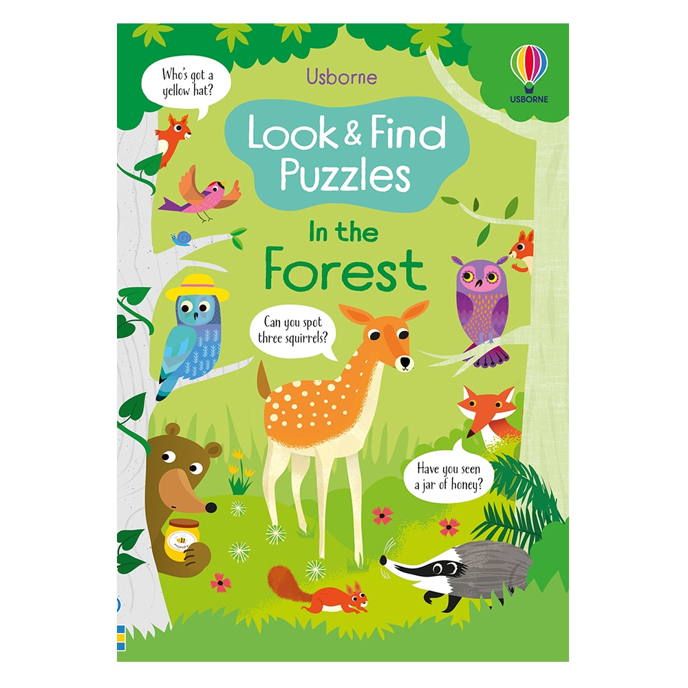 LOOK AND FIND PUZZLES: IN THE FOREST Çocuk Kitapları Uzmanı - Children's Books Expert