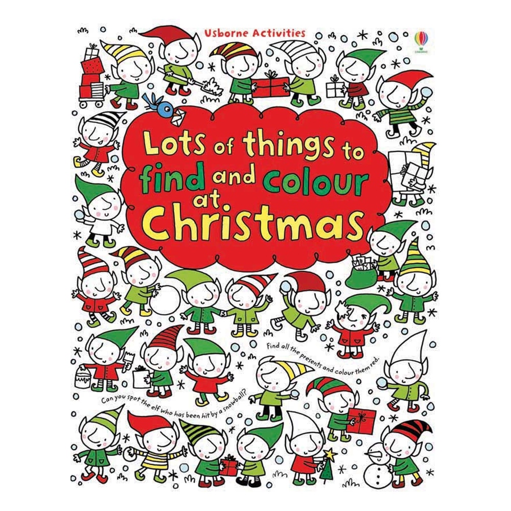 LOTS OF THINGS TO FIND AND COLOUR AT CHRISTMAS Çocuk Kitapları Uzmanı - Children's Books Expert