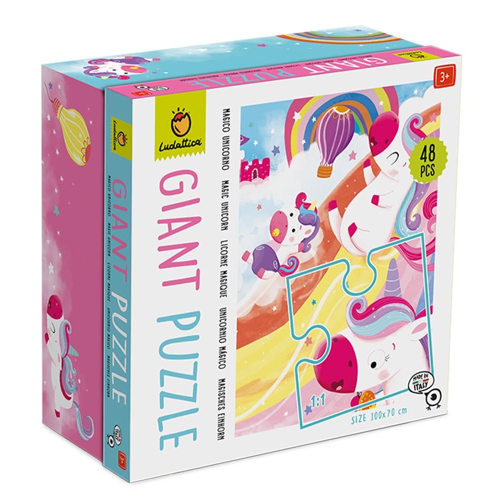 Magico Unicorno - Magic Unicorn - Giant Puzzle Çocuk Kitapları Uzmanı - Children's Books Expert