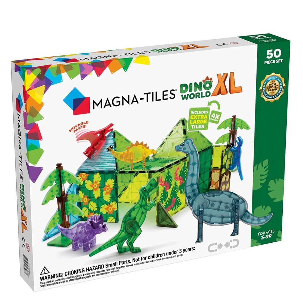 MAGNA-TILES DINO WORLD XL 50 PARÇA Çocuk Kitapları Uzmanı - Children's Books Expert