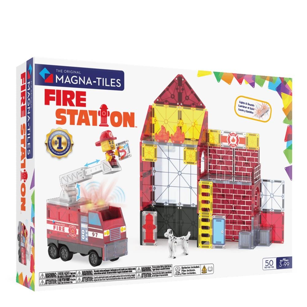 Magna-Tıles Fire Station 50 Parça Set Çocuk Kitapları Uzmanı - Children's Books Expert