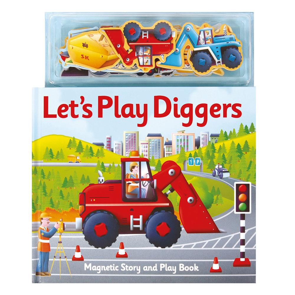 Magnetic Lets Play Diggers Çocuk Kitapları Uzmanı - Children's Books Expert