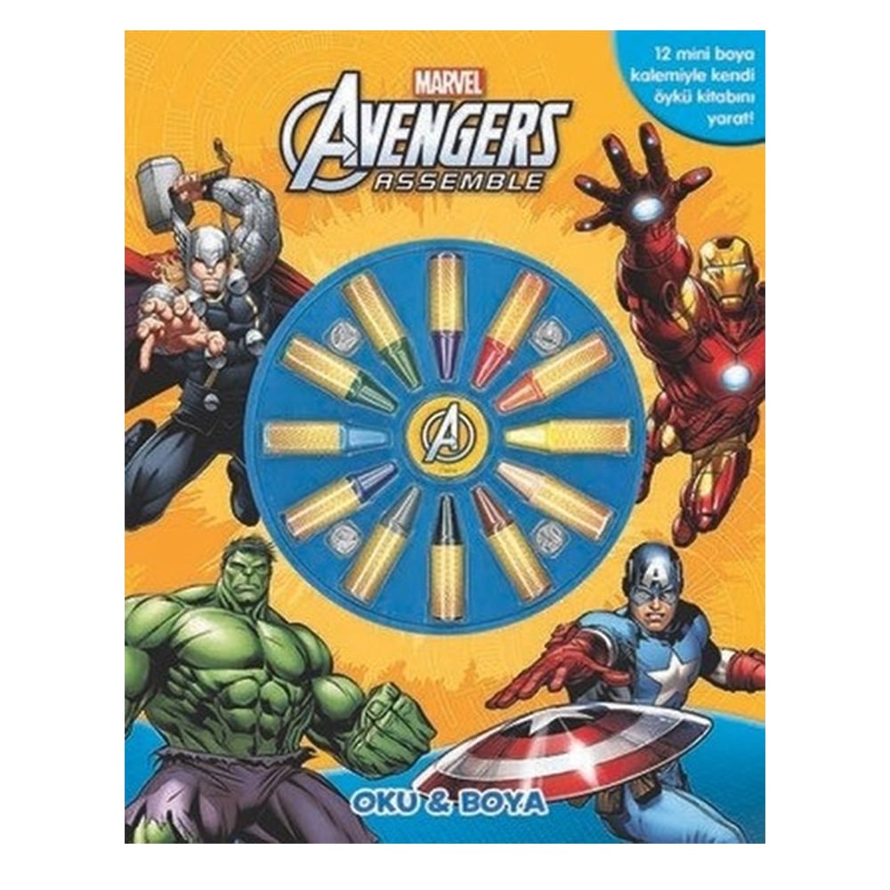 MARVEL AVENGERS ASSEMBLE: OKU VE BOYA Çocuk Kitapları Uzmanı - Children's Books Expert