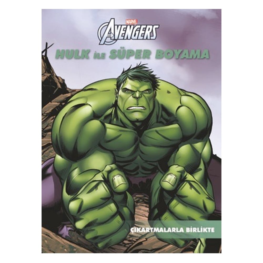 MARVEL - AVENGERS HULK İLE SÜPER BOYAMA Çocuk Kitapları Uzmanı - Children's Books Expert