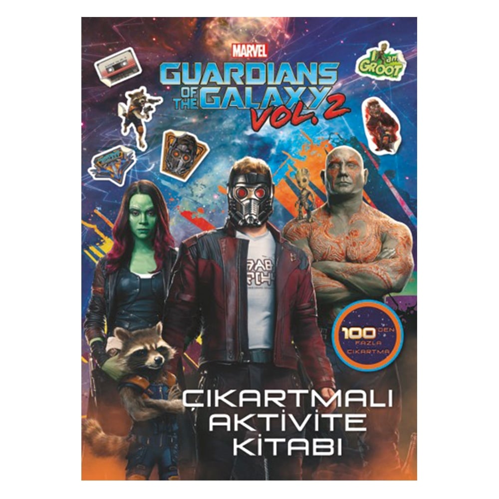 MARVEL -  GUARDIANS OF THE GALAXY VOL.2 - ÇIKARTMALI AKTİVİTE KİTABI Çocuk Kitapları Uzmanı - Children's Books Expert