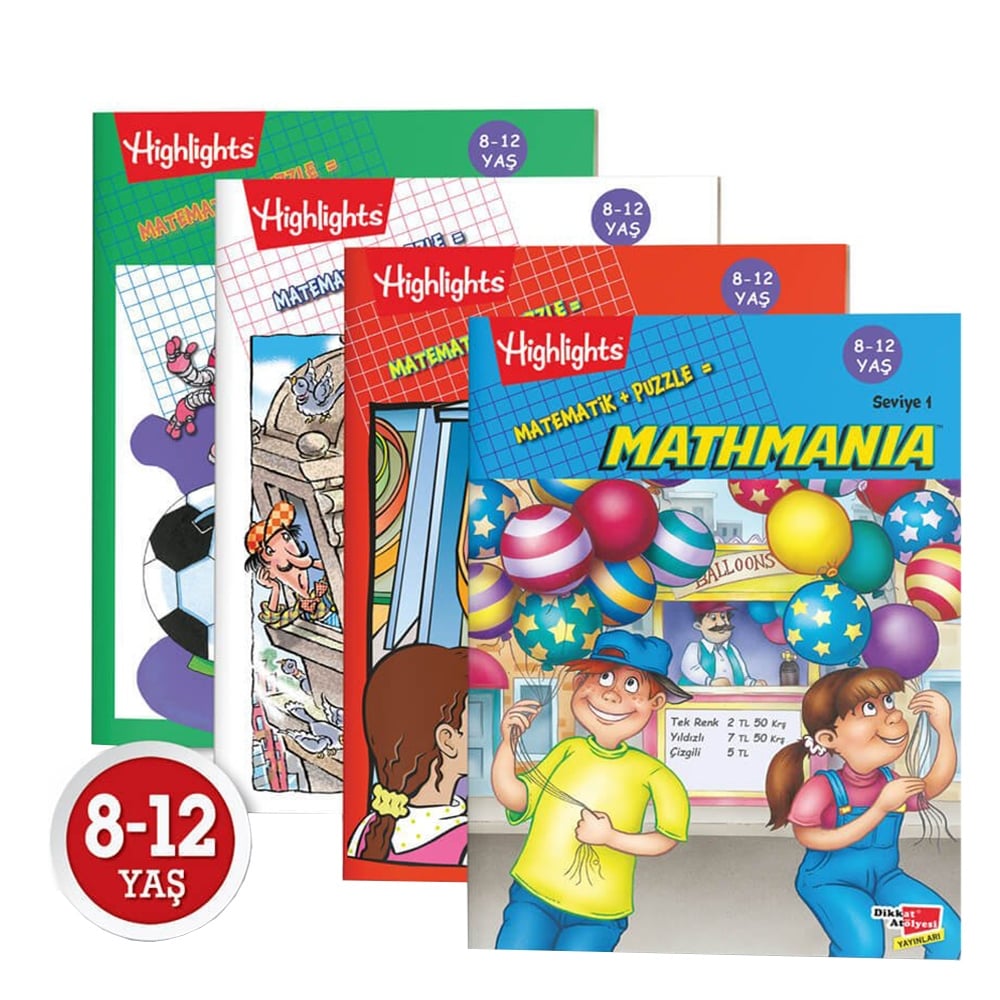 MATHMANIA MATEMATİK ZEKA VE DİKKAT GELİŞİM SETİ Çocuk Kitapları Uzmanı - Children's Books Expert